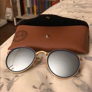 Round foldable metal Ray-Bans